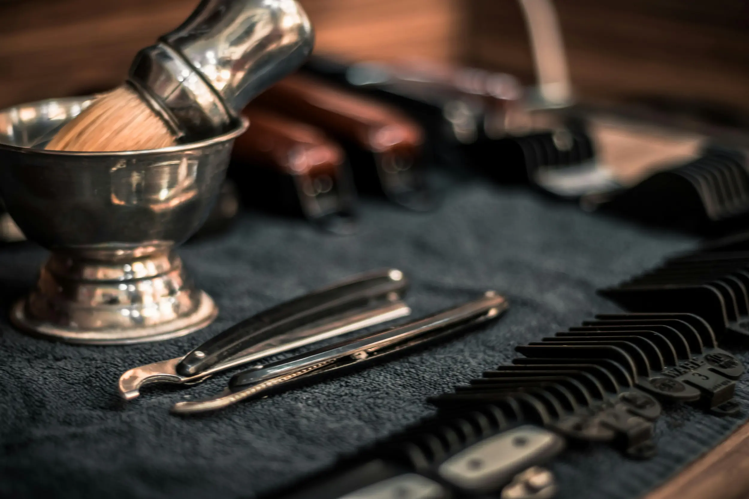 Inside Clipper Craft Barbershop in Secord, Edmonton