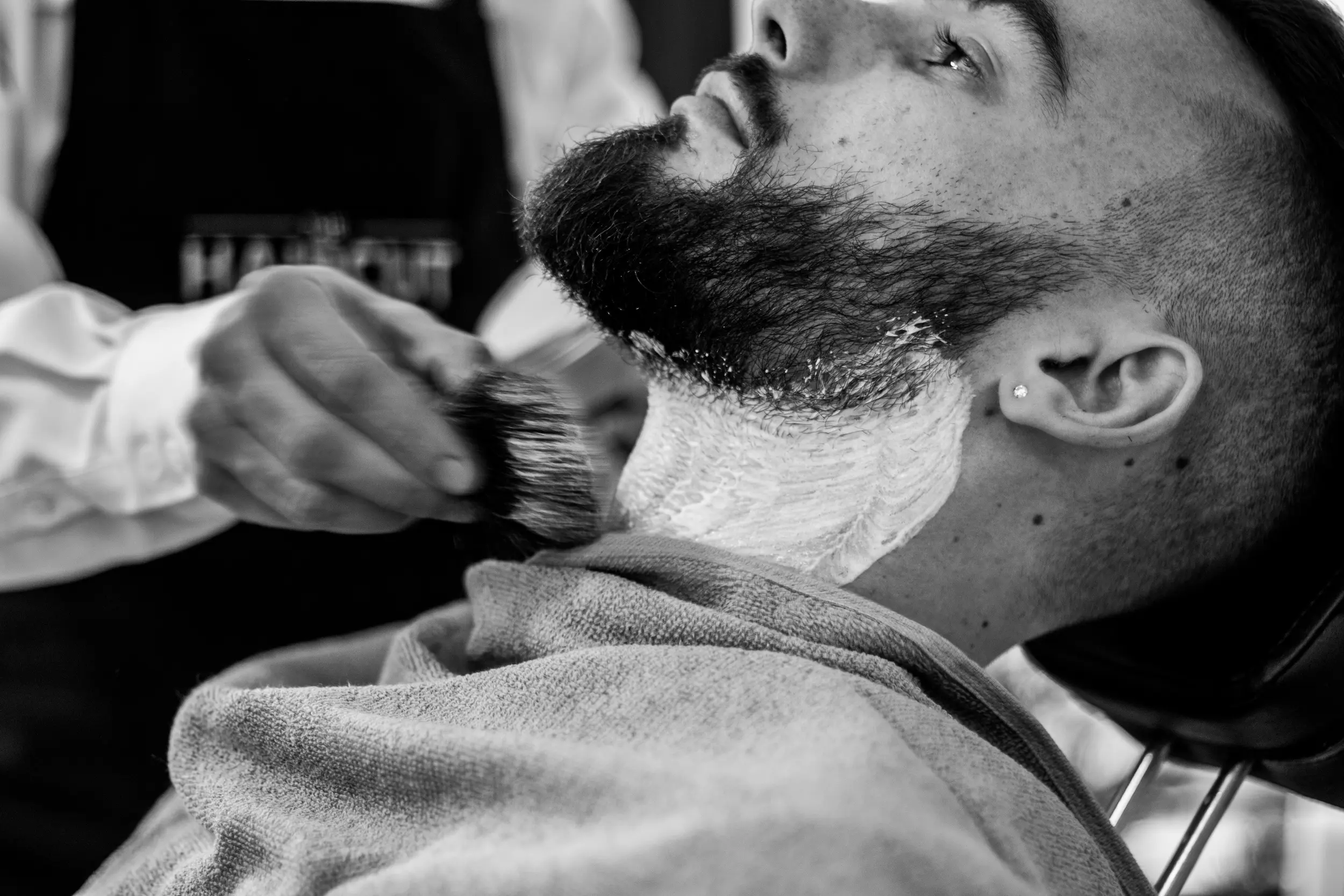 Hot towel shave at Clipper Craft Barbershop